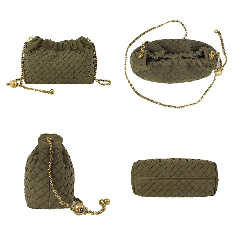 Joryin Woven Women's Crossbody Bag & Evening Purse, Trendy Dumpling Clutch & Hobo Cloud Shoulder Bag Trendy Dumpling Clutch - Image 4